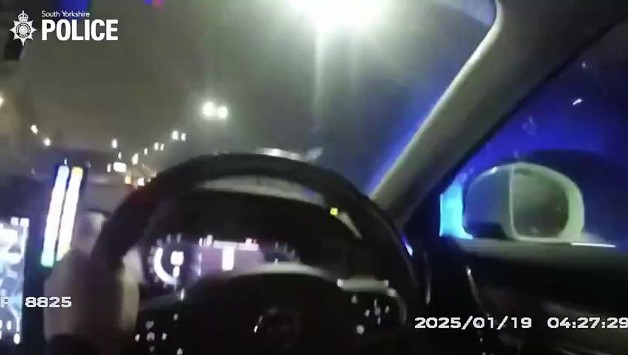 WATCH - Police dog captures speeding burglar