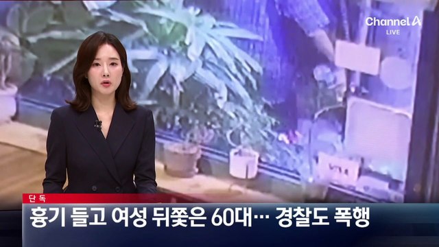 [단독]흉기 들고 여성 뒤쫓은 60대…경찰도 폭행
