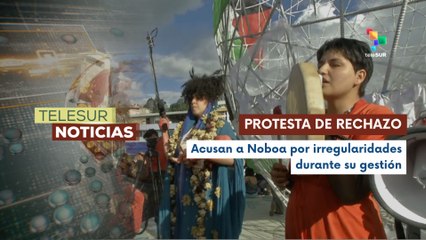 Movilizaciones en Ecuador contra el gobierno de Daniel Noboa