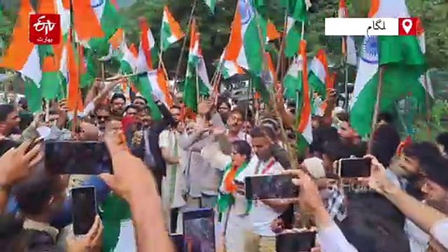 یومِ آزادی کے موقع پر پہلگام میں شاندار ترنگا ریلی، بائیسرن میں قومی پرچم لہرایا گیا