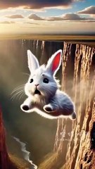 Poor Rabbit was hurt by accident , pug rescued him