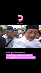 Ribuan jamaah ponpes El Muslim hadiri pengajian dan peresmian taman baca bersama menteri agama RI Nazarudin Umar, Minggu (3/8/2025).