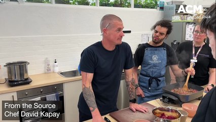 Chef David Kapay Inspires Youth in Cooking Demo 🍳