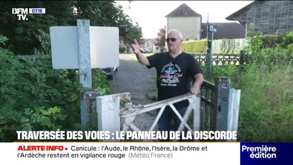 Aube: un panneau de la SNCF sème la discorde