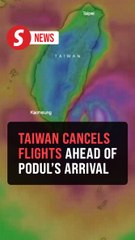Southern Taiwan shuts down ahead of arrival of Typhoon Podul