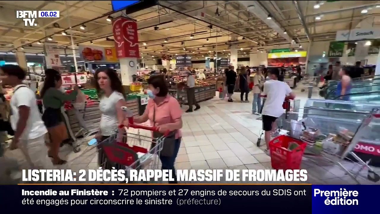 Rappel massif de fromages partout en France après des cas de listériose qui auraient fait 2 morts et près dune vingtaine de contaminés