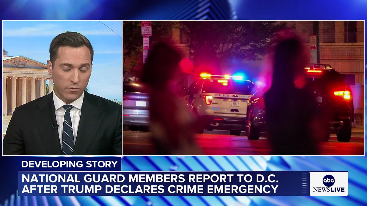 USA : La garde nationale est arrivée cette nuit dans les rues de Washington, sur ordre de Donald Trump, pour rétablir l'ordre et la sécurité