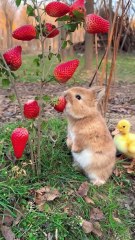 Bunny Cuddles with Cat – Unexpected Friendship 🐇🐱
