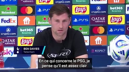 Ben Davies : "Le PSG n'est pas invincible"