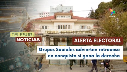 Posible retroceso social ante elecciones en Bolivia