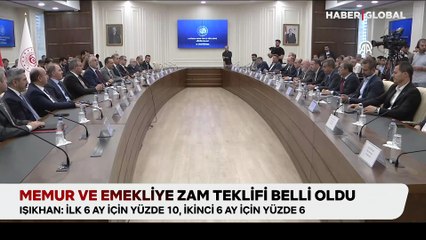 Memur ve emekliye zam teklifi belli oldu