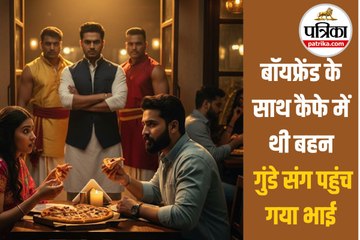 Video:बॉयफ्रेंड के साथ पिज्जा खा रही थी बहन; अचानक गुंडे सग पहुंचा भाई फिर....