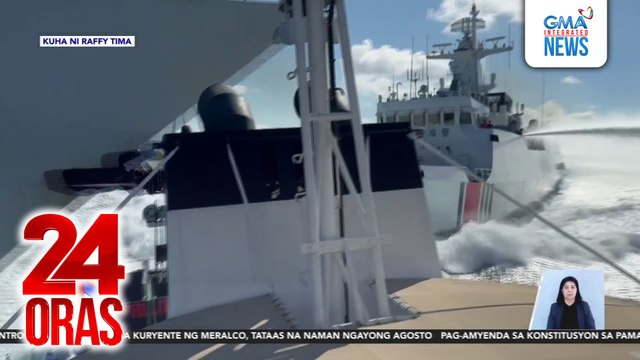 Paghahain ng diplomatic protest kaugnay sa bagong pangha-harass ng China sa barko ng Pilipinas, inihahanda ng DFA | 24 Oras