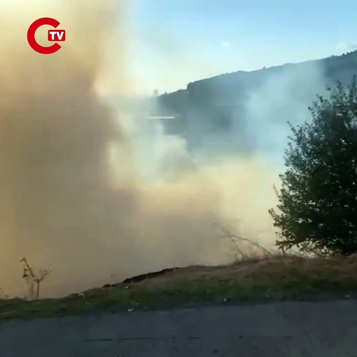 Yangını havai fişekle çıkarmış: Gözaltına alındı