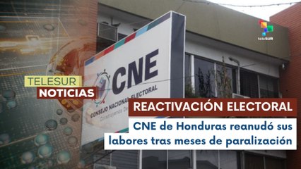 CNE de Honduras retoma funciones tras semanas de paralización