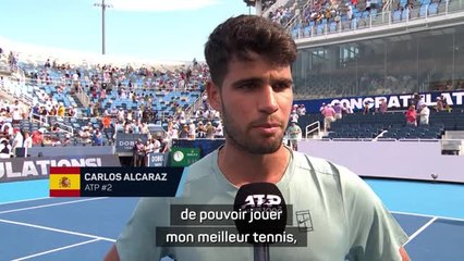 Cincinnati - Alcaraz : “Heureux de jouer mon meilleur tennis même quand je ne suis pas au mieux”