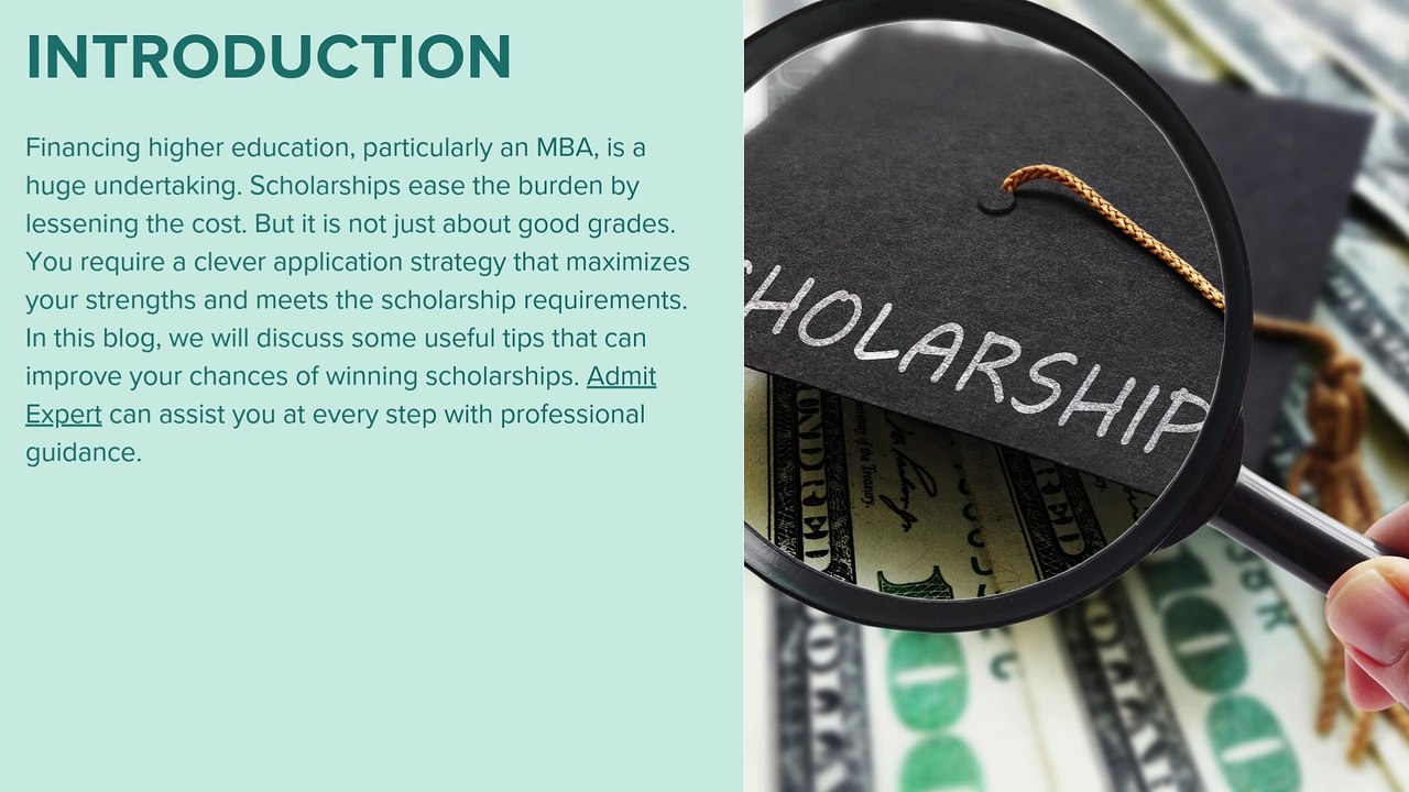 Maximize Scholarship Chances with Admit Expert’s Strategy Tips