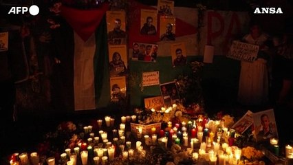 Giornalisti uccisi a Gaza, veglia notturna a Citta' del Messico