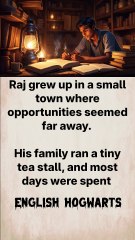 An inspirational story of A young boy Through English