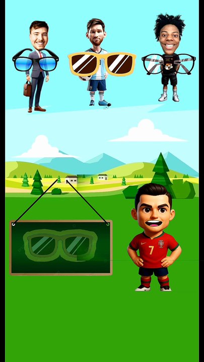 Ronaldo alvs Messi cartoon short