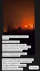 Η ανάρτηση της Μάγδας Τσέγκου για την φωτιά στην Πρέβεζα