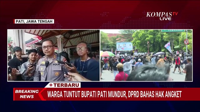 [FULL] Keterangan Polisi soal Demo Pati Tuntut Bupati Sudewo Mundur: 11 Orang Ditangkap, 34 Luka