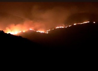 El incendio de Orallo se reactiva este martes