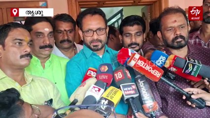 സുരേഷ് ഗോപി തൃശൂരില്‍; ചോദ്യങ്ങളോട് മൗനം, വന്‍ സ്വീകരണമൊരുക്കി ബിജെപി പ്രവര്‍ത്തകര്‍, മാര്‍ച്ചില്‍ സംഘര്‍ഷം