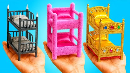 STYLE GOTHIQUE 🖤 ou STYLE ROSE 💖 ? La transformation de lits superposés la plus ÉPIQUE ! 🛏️✨