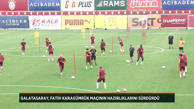 Galatasaray, Fatih Karagümrük maçının hazırlıklarını sürdürdü