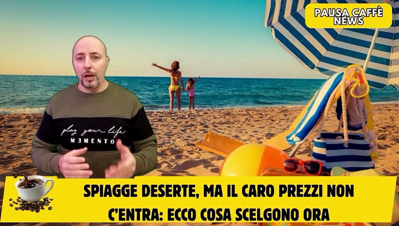 Spiagge deserte, ma il caro prezzi non c’entra ecco cosa scelgono ora
