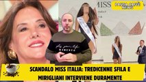 Scandalo Miss Italia tredicenne sfila e Mirigliani interviene duramente
