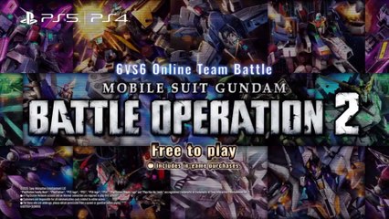 Mobile Suit Gundam Battle Operation 2 Official Hazel Owsla GAU Equipped Trailer