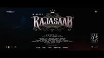 The RajaSaab Pre Teaser ｜ Prabhas ｜ Maruthi ｜ TG Vishwa Prasad