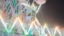 Heroic Rescue Caught on #Camera #Woman Dangles Mid-Air from Ride in Chhattisgarh – Brave Bystander Saves Her!