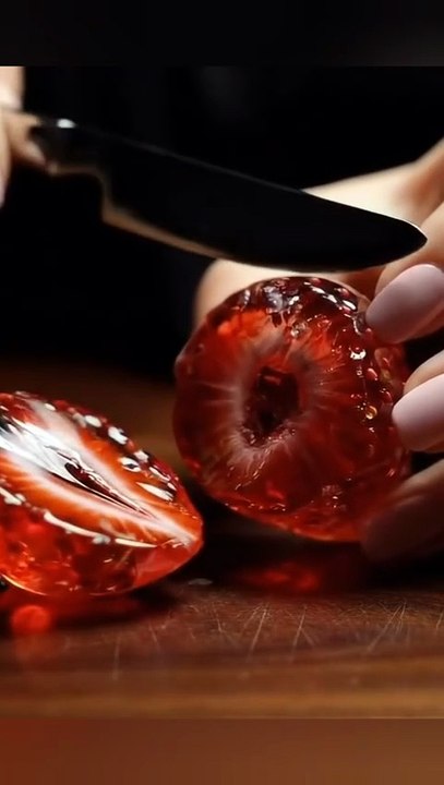 3d glass cutting 🍓 AI video