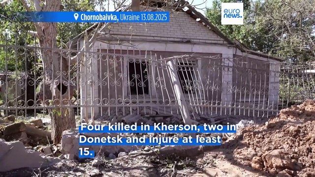 Russian missile and drone attacks on Ukraine kill at least six