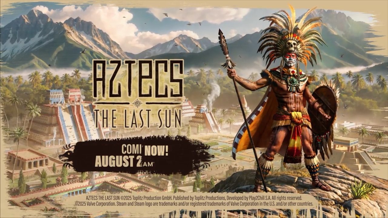 Aztecs The Last Sun Official Release Date Announcement Trailer