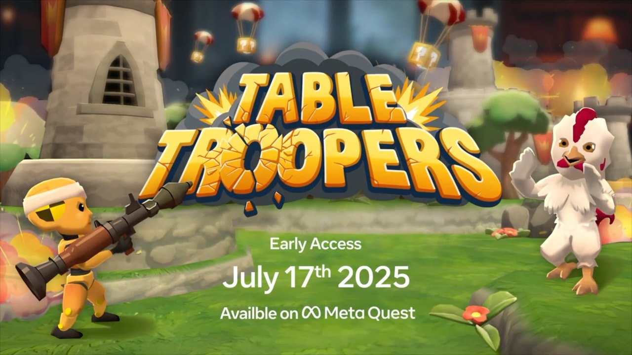 Table Troopers Official Early Access Release Date Trailer Upload VR Showcase 2025