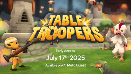 Table Troopers Official Early Access Release Date Trailer Upload VR Showcase 2025