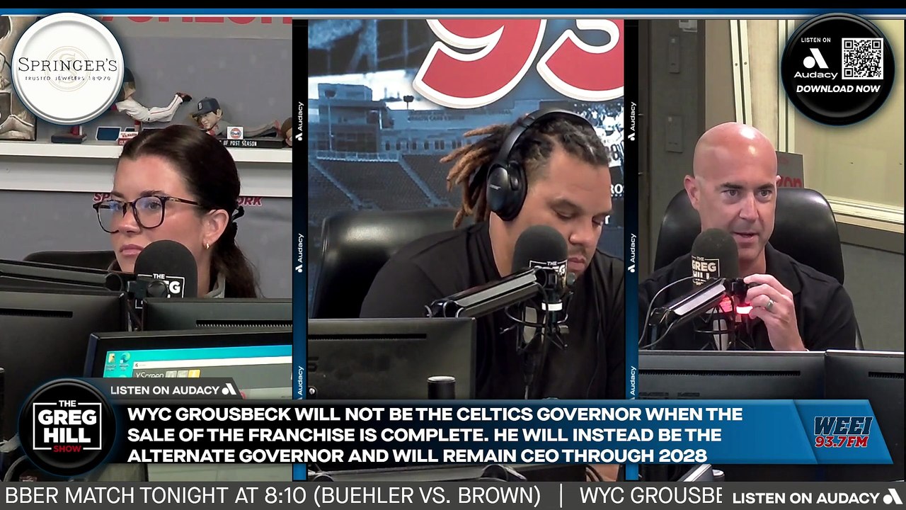 The Greg Hill Show: The subtle reminders that things are different for these Red Sox