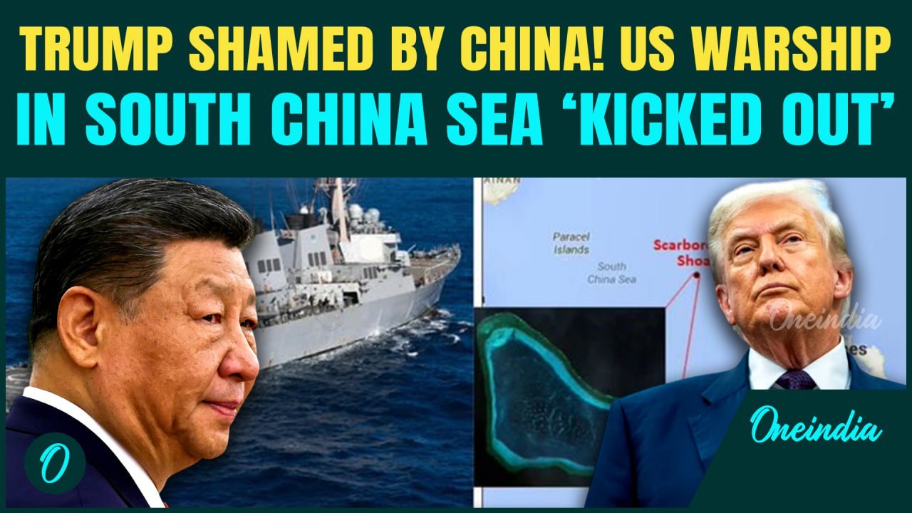 US vs China South China Sea Breaking: US Warship CHASED AWAY By Chinese Navy in SHOCKING Clash
