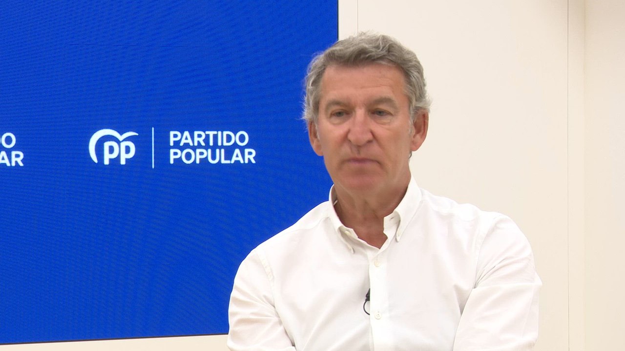 Feijoo acusa al Gobierno de llegar tarde ante los incendios