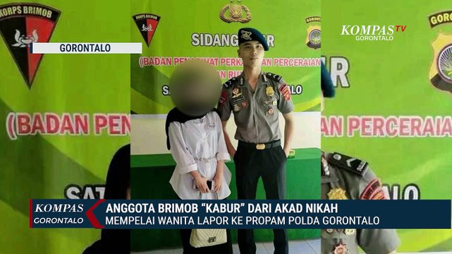 Menghilang Saat Akad Nikah, Calon Istri Lapor Anggota Brimob ke Propam Polda Gorontalo
