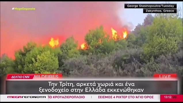 Φωτιές: Πρωτοσέλιδο σε διεθνή ΜΜΕ οι πυρκαγιές στην Ελλάδα
