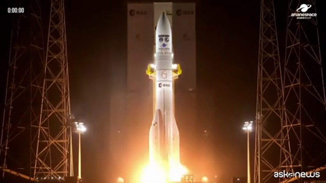 Lancio riuscito per l'Ariane 6, porta un satellite meteo nello spazio