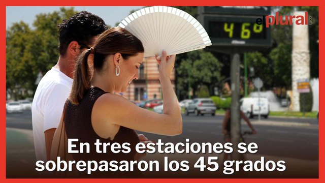 AEMET informa de que el pasado martes 12 de agosto fue el día más cálido de la ola de calor