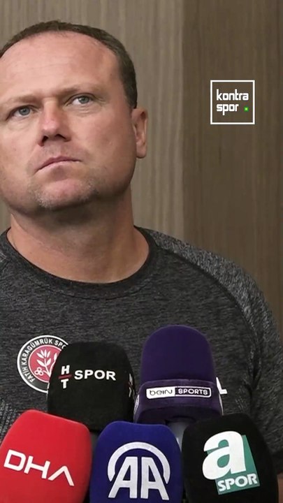 Fatih Karagümrük Teknik Direktörü Licka: Galatasaray bu maçın favorisi