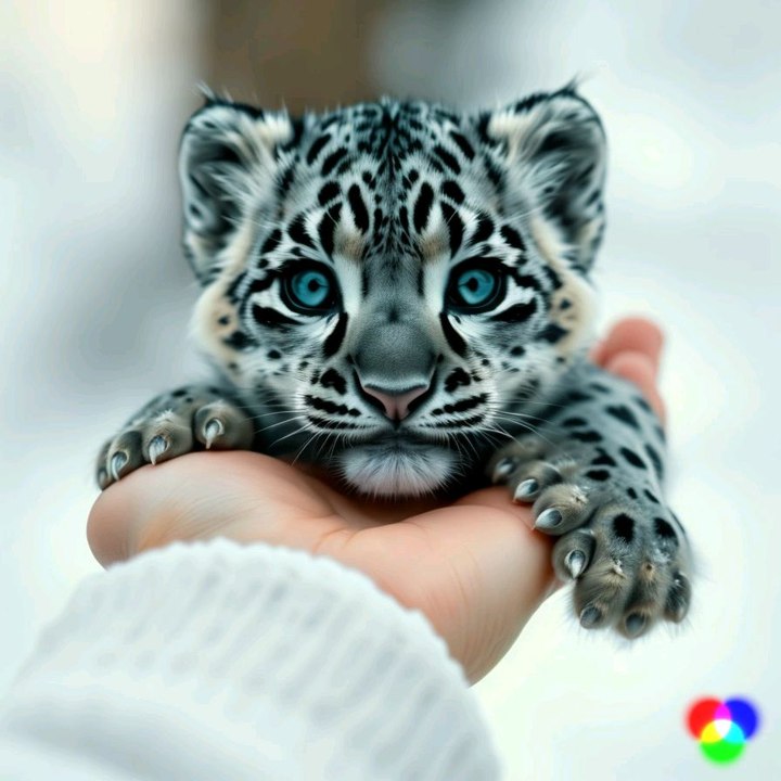 snow leopard snatching your ❤️