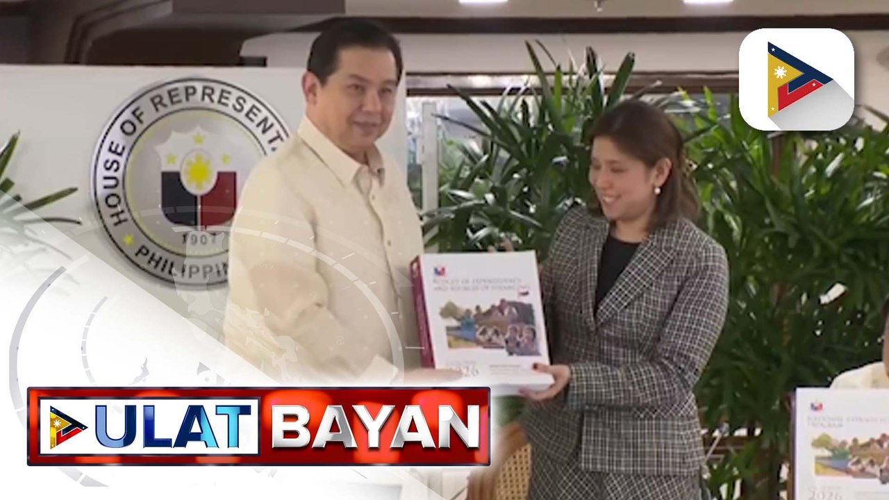 2026 National Expenditure Program, pormal nang natanggap ng Kamara  | ulat ni Mela Lesmoras